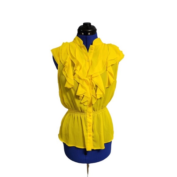 (W) Yellow Blouse From Seduction - Picture 1 of 5